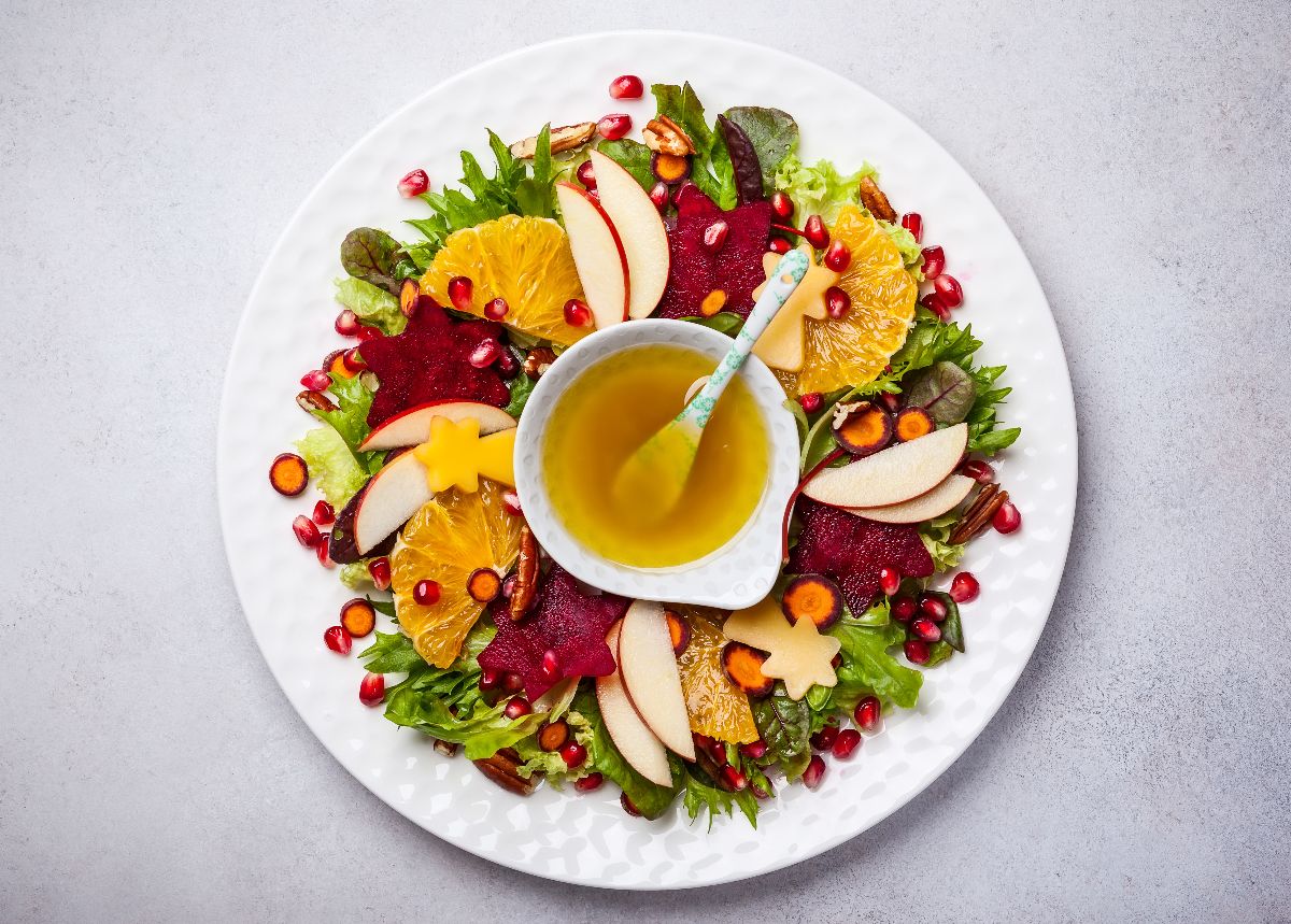 Walnut and honey salad - Eisberg