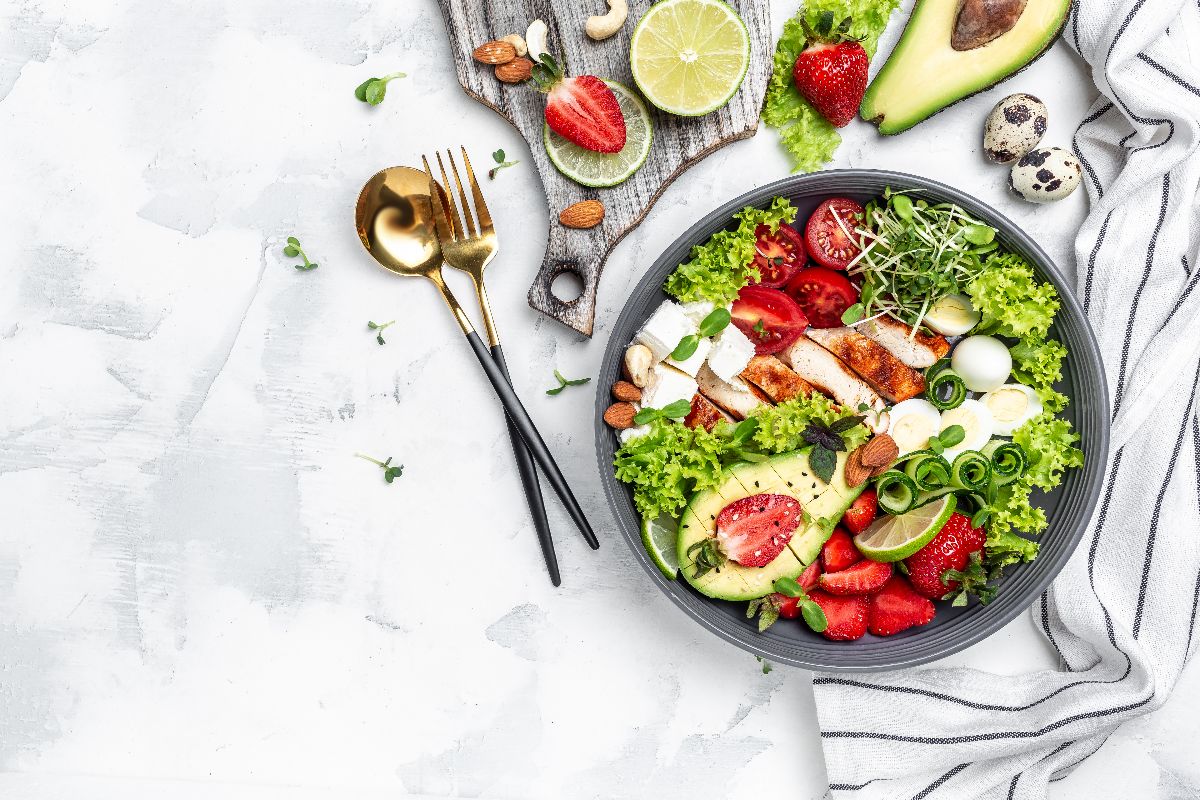 Protein-rich salad - Eisberg